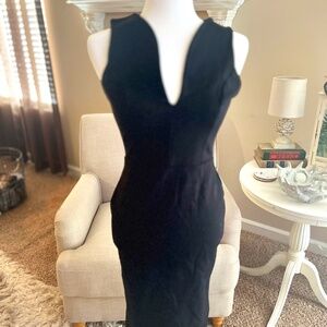 LBD BODYCON STYLE WITH FULL ZIP ON BACK FROM TOP TO BOTTOM